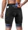 NICEWIN Herren Shorts Mountainbike Fahrrad Motorradausrüstung mit gepolstertem Sitzkissen Handytasche