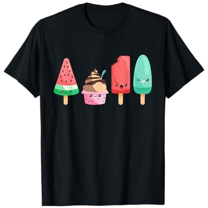 Ice-Cream Fruits Gelato soft ice cream gelato Maglietta