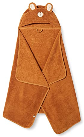 Pippi Unisex Kinder Kinder Badehandtuch mit Kapuze berwurf für Schwimmbekleidung, Almond, 70X120 EU