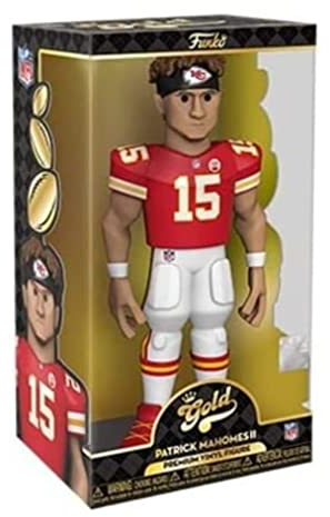 Funko Gold 12 NFL: Chiefs - Patrick Mahomes - 1/6 Quote Für Seltene Chase-Variantease - Sammelbare Vinyl-Actionfigur - Geschenkidee Zum Geburtstag - Offizielle Handelswaren - Für Ihre Sammlung