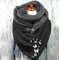Damen Dreieckschal,Winter Warm Schal mit Knopf Vintage Elegant Lässige Winterschal Deckenschal Halstuch Scarf Weicher Wickel Großer Poncho Cape Herbstschal Dreieckstuch Lange Stola,Schmetterling #2
