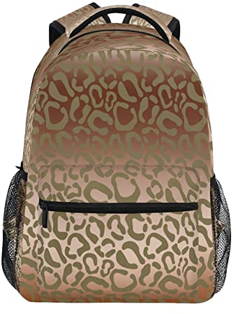 Leopard-Korn-Rucksack für die Schule, wasserabweisender Laptop-Rucksack für Reisen, lässiger Tagesrucksack für Mädchen, Jungen, Teenager