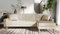 GREKPOL Ecksofa Lila Cord Stoff Poso Couch Sofa mit Schlaffunktion und Bettkasten Schlafsofa Polsterecke Couchgarnitur Ecke Bettcouch - Universal Universal (Poso 100 Beige)