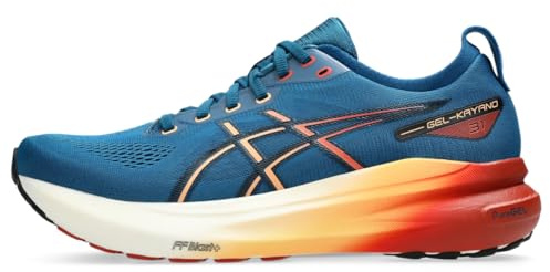 ASICS Men's Gel-Kayano 31 Running Shoes, Rich Navy/Spice Latte, 47 EU
