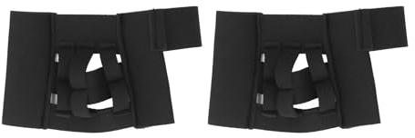 Leapiture 2 Stück Baseball-Trainings-Fanghandschuh, schwarz, weich, bequem, Mini-Baseball-Trainingshandschuhe für 3,8 bis 6,1 cm große Bälle