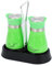 GJIE Pack of 2 Salt and Pepper Pots Salt and Pepper Shaker Salt and Pepper Set Salt Shaker Salt Pot Kitchen Accessories (Green)