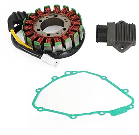 Artudatech Stator + Schwungrad + Spannungsregler + Dichtungsbaugruppe Fit for Honda CBF 600 F/CB 600 F Hornet 1991-2002