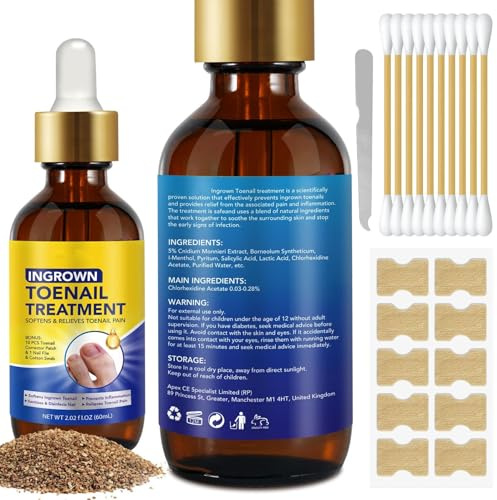 Tratamiento Extra Fuerte para Hongos en las Uñas de los Pies y Suavizante para Uñas Gruesas de los Dedos
