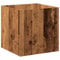 vidaXL Pflanzgefäß Altholz-Optik 40x40x40 cm Holzwerkstoff, Blumenkasten, Pflanztopf, Pflanzkübel, Blumentopf, Pflanzkasten, Pflanzkasten quadratisch