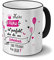 printplanet Tasse mit Namen Eschenbach - Motiv Keine Frau ist Perfekt, Aber... - Namenstasse, Kaffeebecher, Mug, Becher, Kaffeetasse - Farbe Schwarz