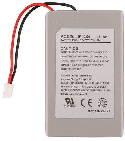 Vvsialeek LIP1359 Ersatz Akku Kompatibel Für PlayStation 3 PS Sixaxis Controller, PS3 Joystick with Toolkit