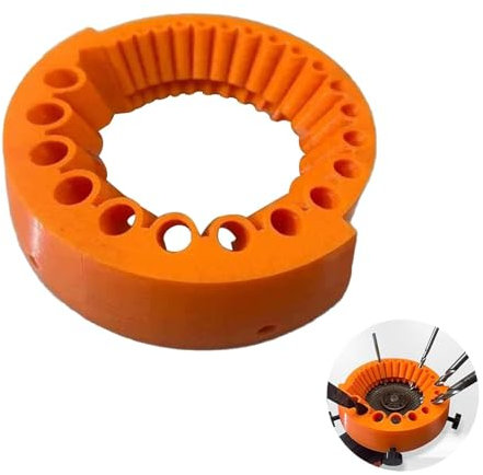 Fleymu Bohrerschärfer Werkzeug mit Winkelschleifer-Adapter, 2-13 mm Bohrerschleifgerät für Präzisionsschärfung, Resharpening Tool für HSS-Bohrer, 125 mm Schleifer & Robustes Metallgehäuse