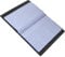 Housoutil Porta di biglietti da visita in pelle Carta raccoglitore documenti organizzatore di carte Binder per biglietti da visita porta biglietti da visita libro organizzatore pvc Nero