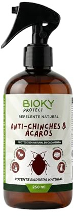 Bioky Protect Spray gegen Bettwanzen und Milben, 250 ml, mit ätherischen Ölen