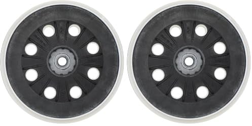 Bosch Professional 1x Schleifteller (für GEX 125-150 AVE, Ø 125 mm, Mittelhart, Klett, 8 Löcher, Zubehör Exzenterschleifer) (Packung mit 2)