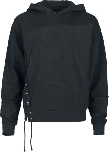 Black Premium by EMP Damen Kapuzenpullover Essential Hoodie mit Schnürung schwarz