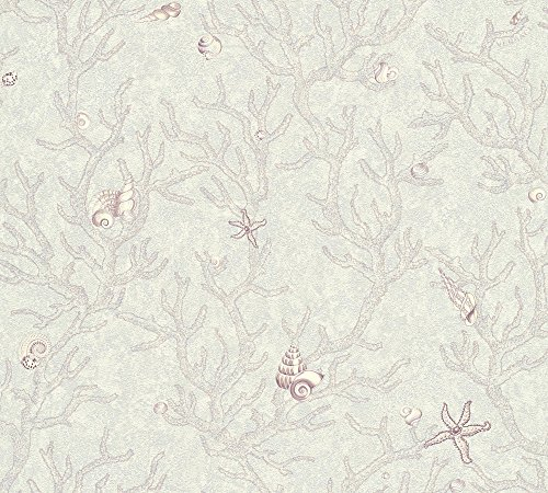 Luxury Wallpaper Versace 3 Non-Woven Wallpaper 10.05 m x 0.70 m Violet Bronze Grey Made in Germany 344964 34496-4