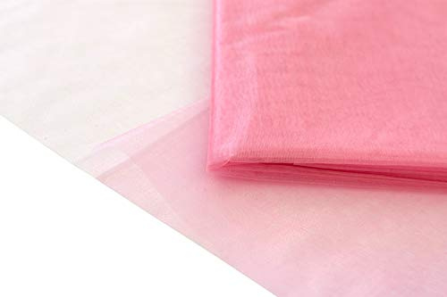 Creativery 2m Organza Stoff 150cm (rosa 148) // Dekostoff Organzastoff Dekorieren Hochzeit Nähen