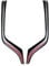 Set di 2 adesivi decorativi e protettivi per maniglie passeggero, effetto 3D, modello 550020 ”Carbon Stripes”, per Honda CRF 1000L Africa Twin