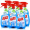 AJAX Spray Vitres Triple Action 500ml (Lot de 6)
