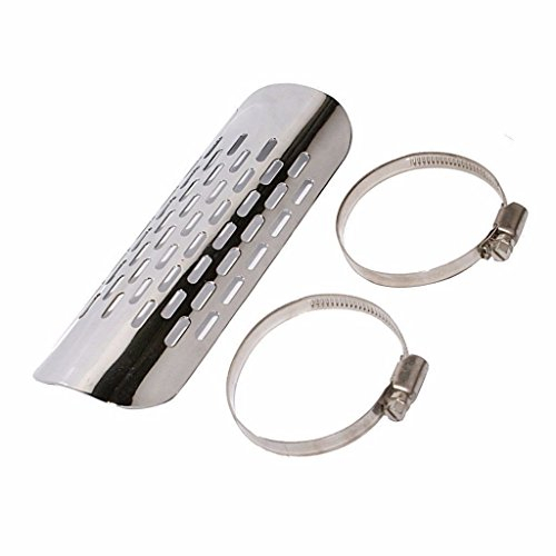 Chrome Exhaust Muffler Pipe Heat Shield Heel Guard for CB VTX VT VN XL FL FX Shadow Cruiser Chopper Custom