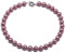 JYX Perlenkette Echte 10 mm Runde Rotwein Südsee Muschel Perlen Halskette für Damen 45 cm