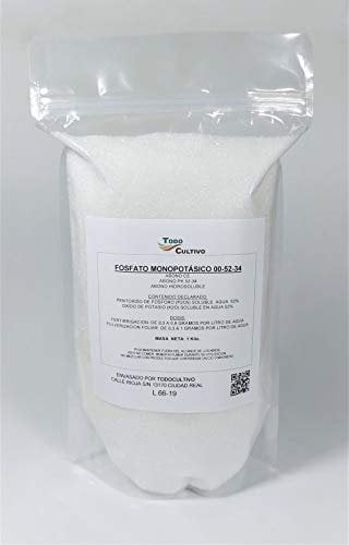 Fosfato monopotassico MKP 1kg, fertilizzante salato solubile in acqua. fertilizzante ricco di fosforo e potassio