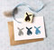 Hase von hinten Stempel handgeschnitzt, Häschen Motiv, Holz-Stempel Kaninchen, Tier-Stempel, Osterhase, Brief Stempel, Basteln, Kinderstempel, Geschenk