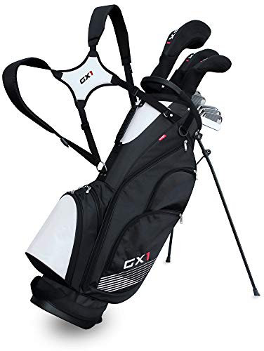Masters Golf - GX1 R/H Graphite Clubpack - StandBag Black/Grey