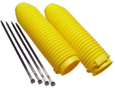 compatible avec/remplacement pour PAIRE DE SOUFFLETS DE FOURCHE JAUNE 42-45 mm / 0406-0088