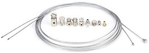Aramox Steel Clutch Cable Clutch Cable, Universal Clutch Throttle Brake Cable Repair Kit solderless with Nipples Universal Parts Throttle Cable Repair kit