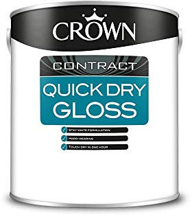 Crown Contractors Quick Dry Satin - Brilliant White - 2.5L