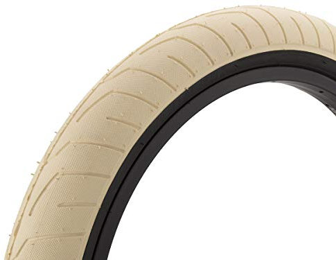 Kink Bikes Neumáticos Sever BMX, color crema/negro, 2,40 pulgadas