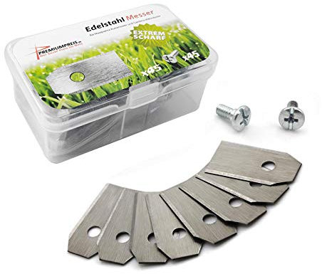 Lames de rechange pour Husqvarna Automower & Gardena robot tondeuse 0,75 mm avec vis Premiumpreis® (90)