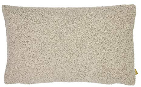 furn. Malham Feather Filled Cushion, Polyester, Latte