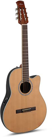 Applause E Akustik Klassikgitarre traditional AB24CC-4S Mid Cutaway Nylon natural satin