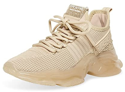 Steve Madden Damen Maxima Sneaker, Blush Multi, 38 EU
