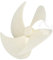 Hélice en plastique (ORIGINAL Beko) pour ventilateur de réfrigérateur, diamètre: 145 mm, référence de pièce: 4858340185