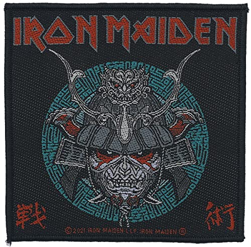 Iron Maiden Senjutsu Samurai Eddie Unisex Patch multicolor 100% Polyester Band-Merch, Bands