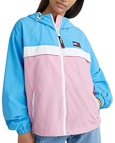Tommy Jeans Veste Coupe Vent Femme Ref 56387 The Rose - M