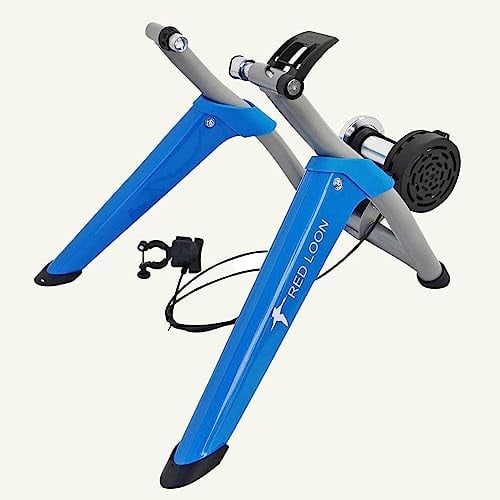 Fahrrad Rollentrainer Fahrradrolle Indoor Bike Trainer Heimtrainer - Red Loon BTX008-26-29 Zoll Räder - 6 Gänge Magnetbremse - bis zu 150 kg belastbar - Klappbarer Rennrad Rollentrainer