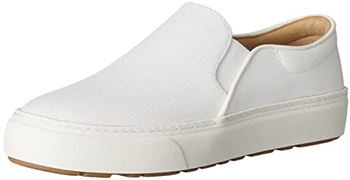 Amazon Essentials Zapatilla Cómoda sin Cordones Mujer, Blanco, 37.5 EU