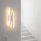 Riserva Wandleuchte Innen LED Moderne, 16W 1800LM Wandlampe Kreative, Warmweiß 3000K, Lange Parallele Wandleuchte für Wohnzimmer Korridor Treppen, Weiß, 40cm
