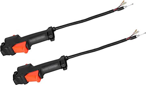 Zerodis Throttle Trigger Strimmer Trimmer Trigger Holder Cable Assembly Fit for STIHL FS75 FS80 FS85 Trimmer Machine Throttle Trigger Strimmer 2Pcs Handle Switch Throttle Trigger
