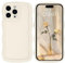 DOMAVER Hülle für iPhone 14 Pro, Niedliche Lockige Wellen Rahmenform Handyhülle 6,1'' Case, Schutzhülle für Mädchen und Frauen, Beige