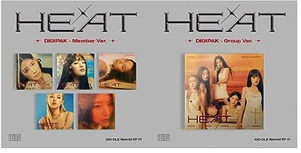 (G) I-DLE - Special Album HEAT [Digipack VER.] (Shuhua ver.)