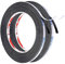 PATIKIL 5M/16.4ft Étanchéité Mousse Ruban, 2 Rouleaux 5mm Large 1mm Épais Unique Face Météo Décapage Porte Sceau Bande pour Fenêtre Porte Isolation, Noir
