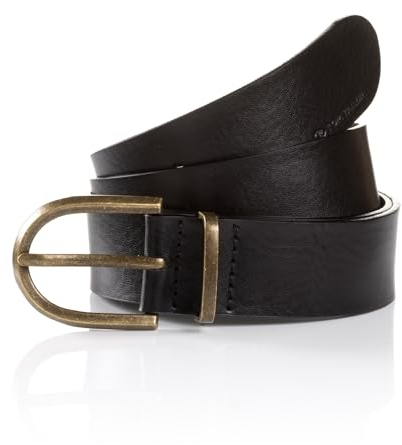 Tom Tailor Damen TTSYLKE Gürtel, Black Uni, 105