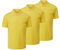 Trutex Basics 3 Pack Regular Fit, Short Sleeve School Polo Shirts for Boys and Girls (2-16 Years), Unisex Kids Polo Shirts Boys and Girls, Ideal for PE Kits - Genuine School Uniform Yellow