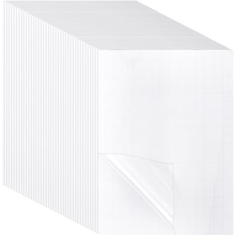BENECREAT 100 Stück Selbstklebende Laminierfolien, Klare Laminierfolie 21x15cm Laminierfolien Für Fotos, Kunstwerk, Bürobedarf, Keine Maschine Erforderlich